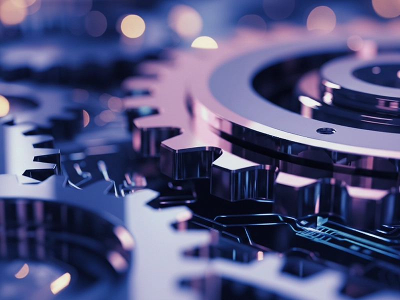 Engineering team working with hardware